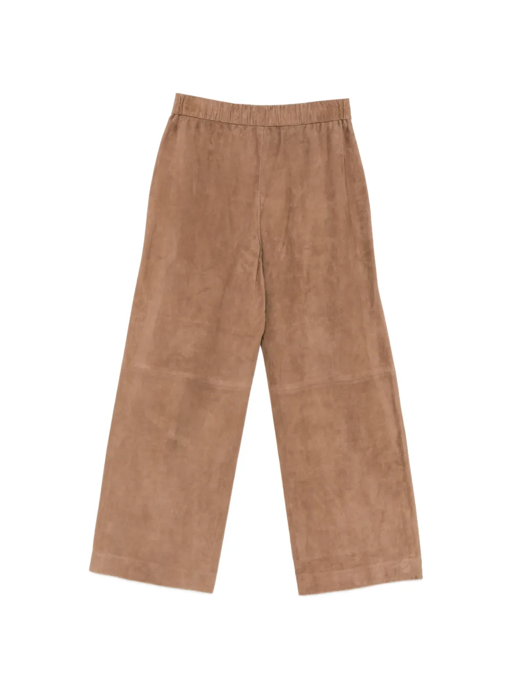  Manzoni 24 Elasticated Leather Trousers - Brown 