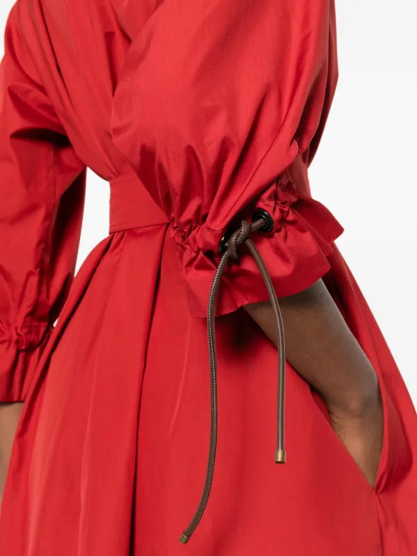 max mara red dress Max Mara | Woman - Long, viscose jersey dress - Red