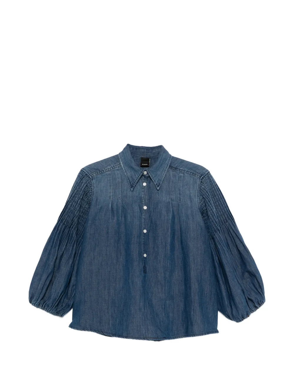 PINKO button pleated blouse - Blu