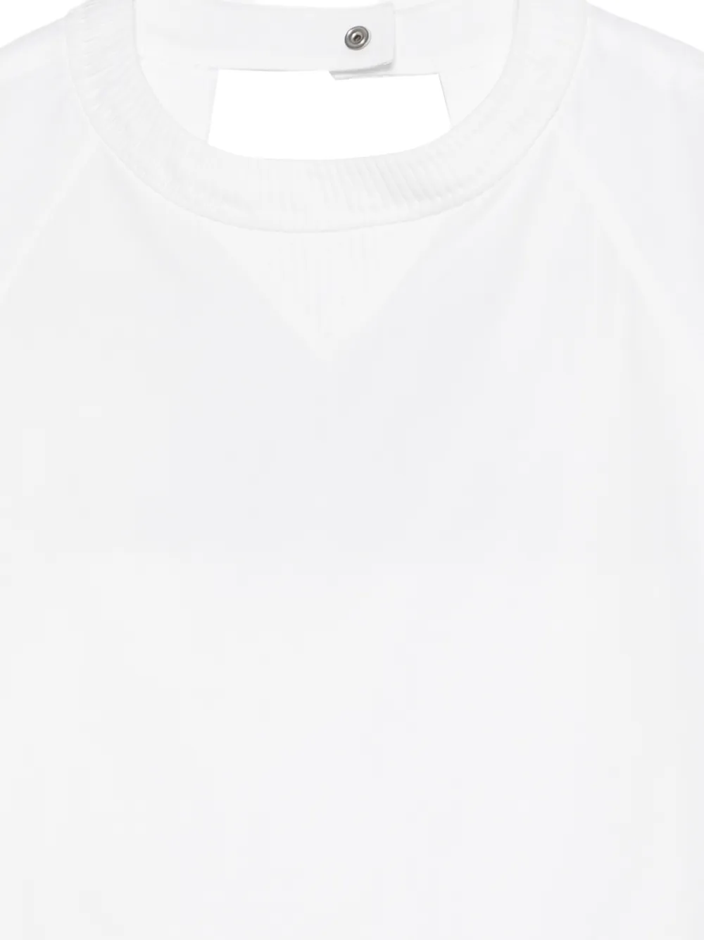 sacai T-shirt met ronde hals Wit