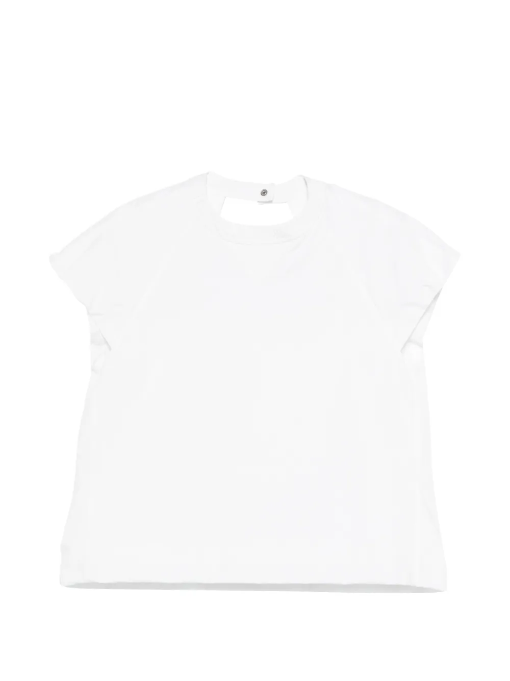 sacai crew-neck T-shirt - Bianco