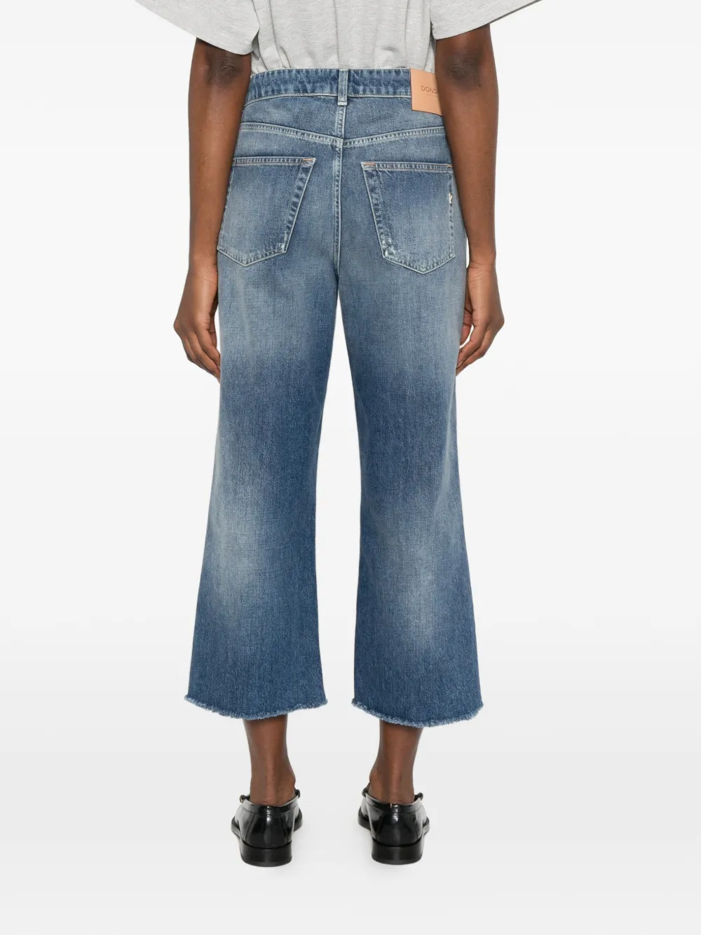 DONDUP Gerafelde jeans Blauw