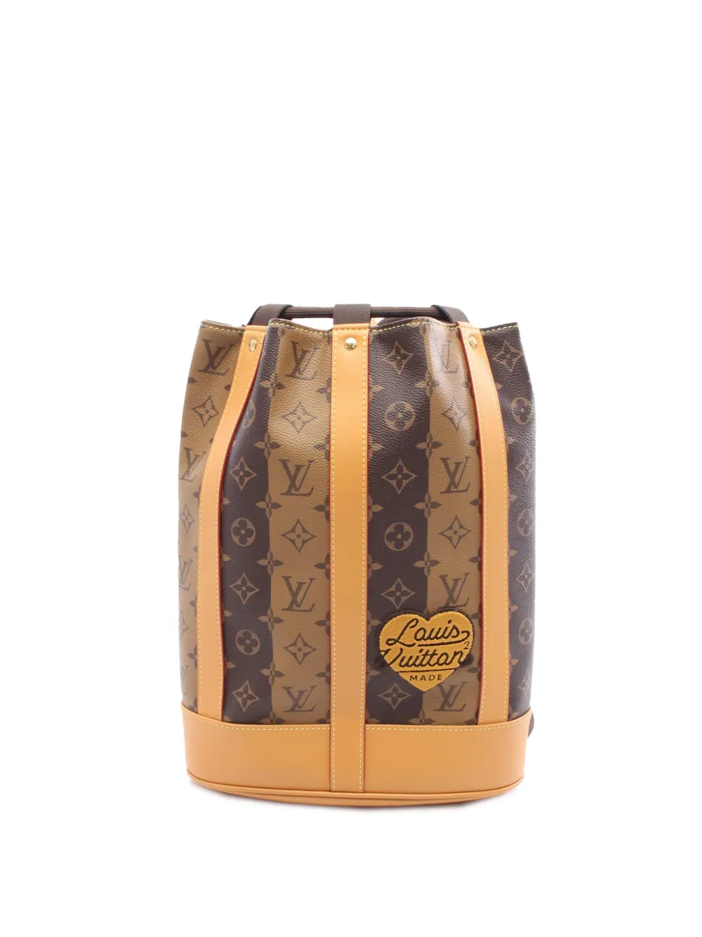 Louis Vuitton Pre-Owned 2021-2026 Nigo Monogram Reverse Randonnee backpack - Marrone