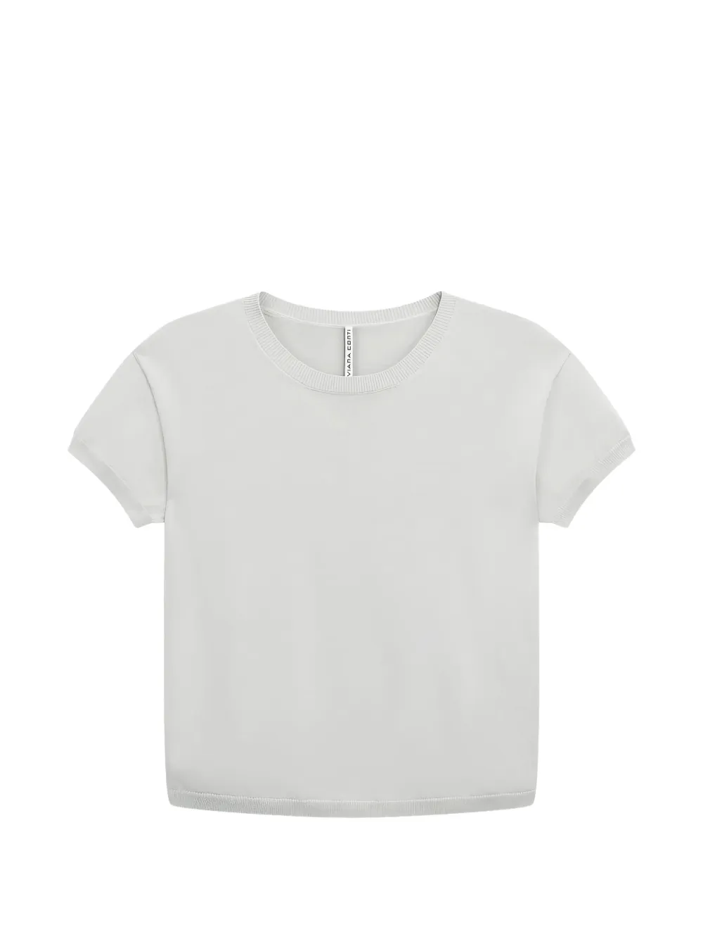 Liviana Conti Dollie short-sleeved crew-neck T-shirt - Grigio