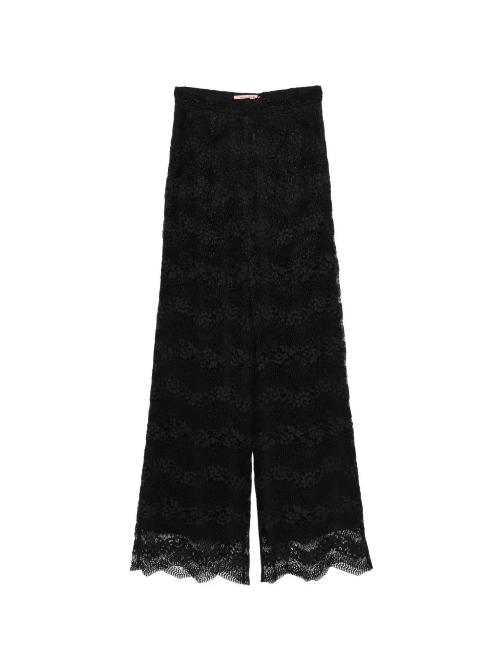 TWINSET lace trousers - Nero