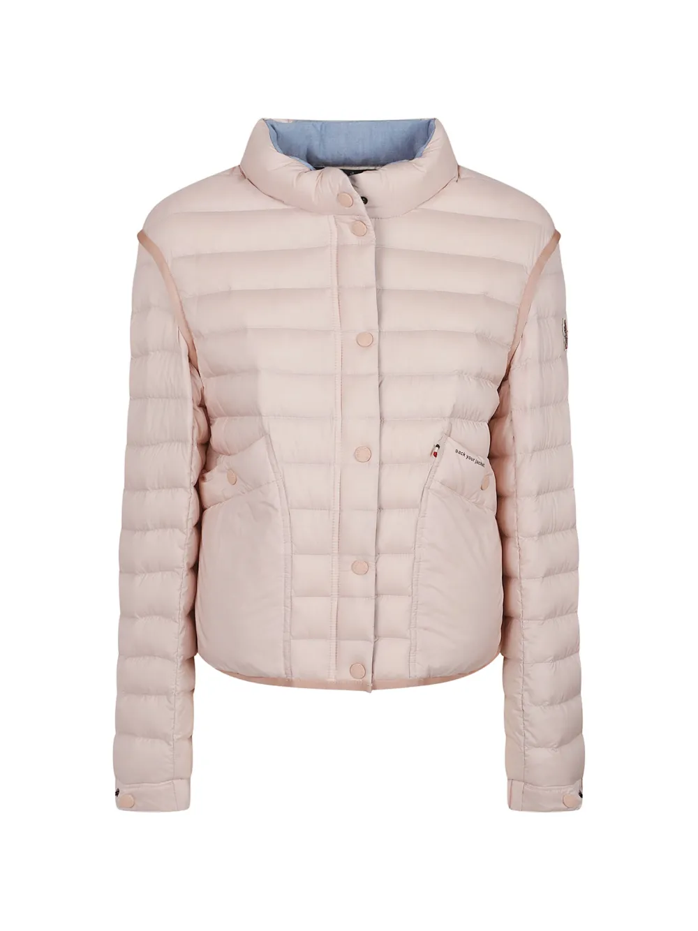 Moncler Grenoble Madulains gewatteerd jack Roze