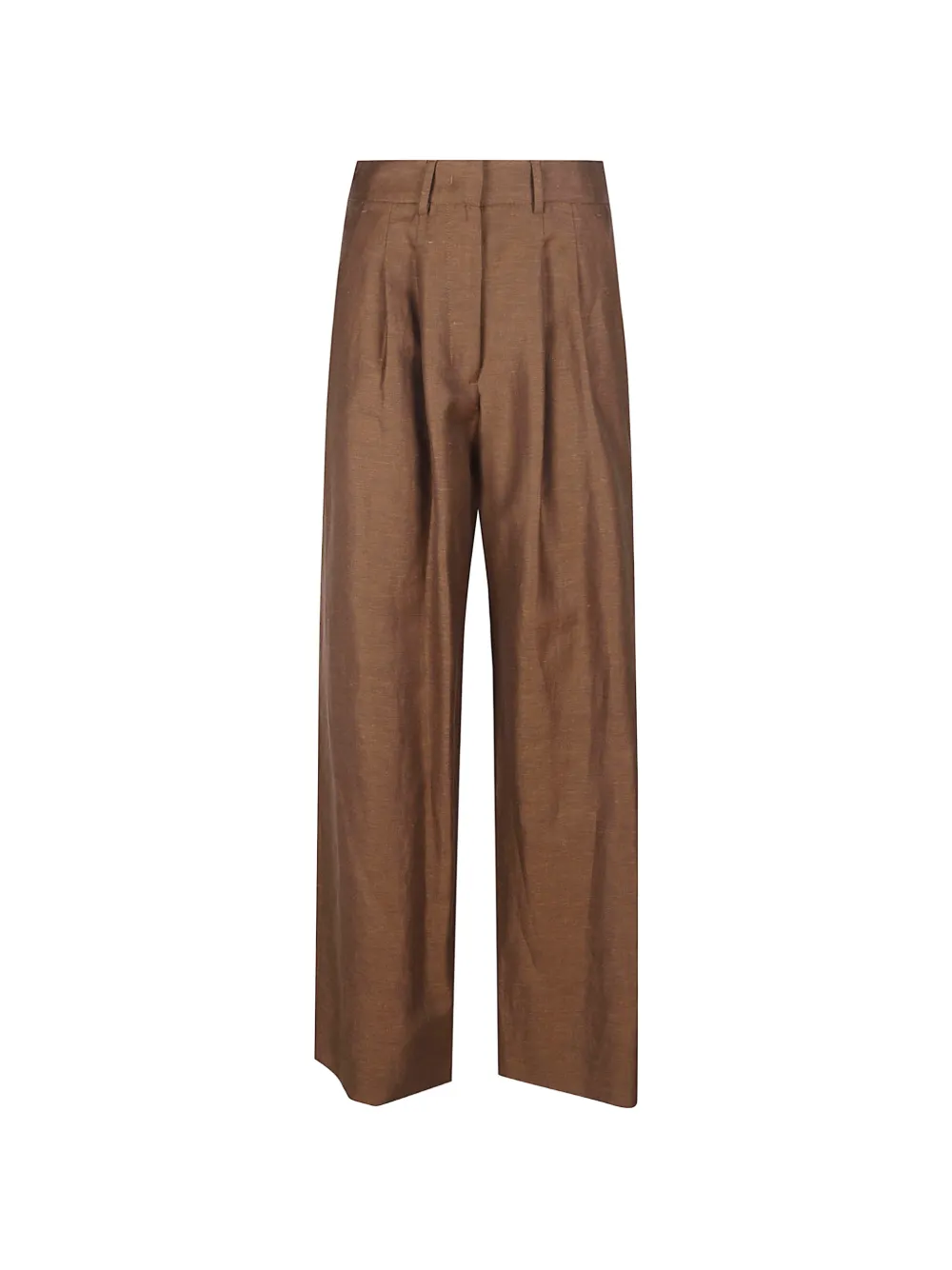 PT Torino pleated trousers - Marrone