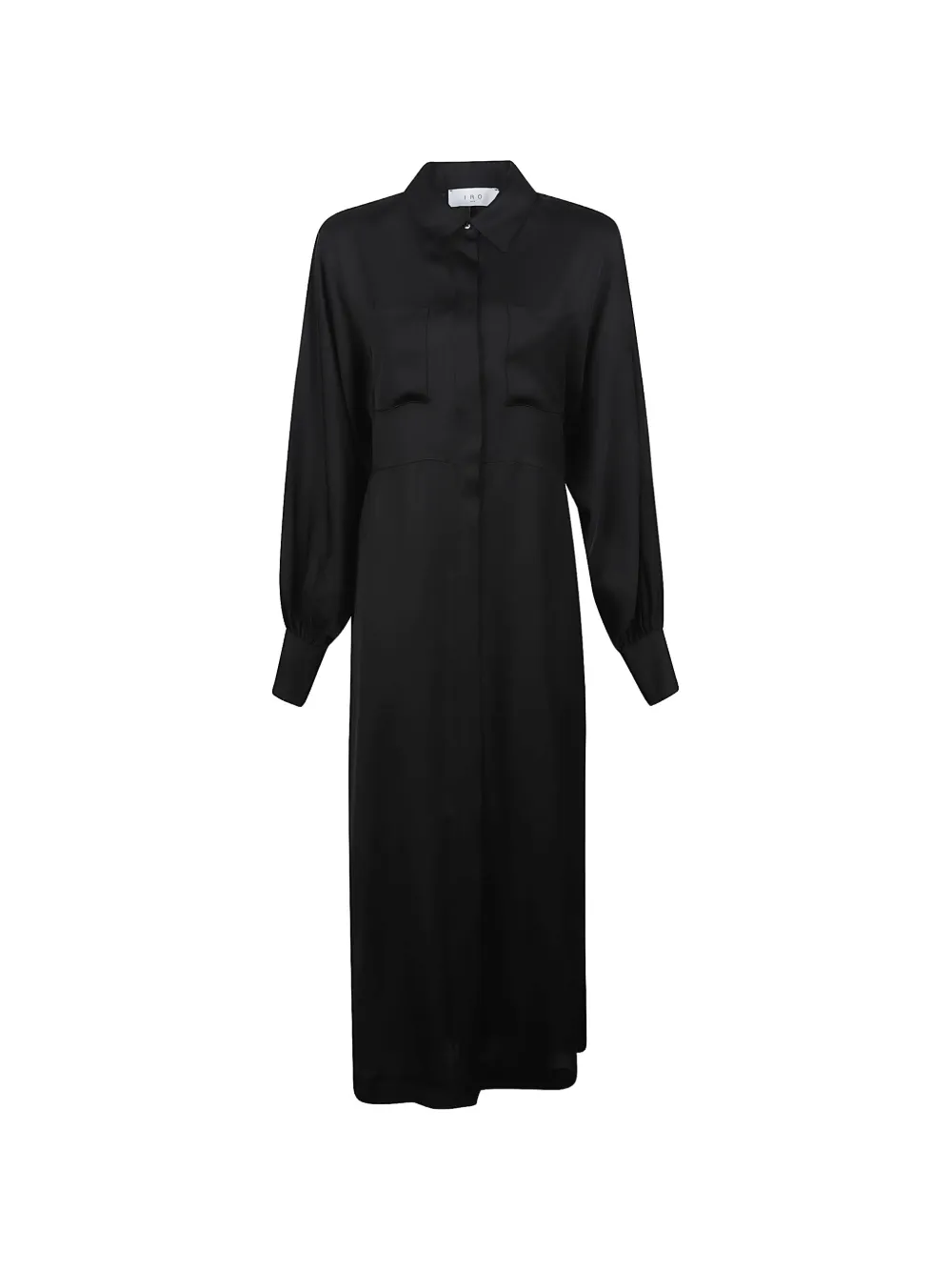 IRO chest pockets midi dress - Schwarz