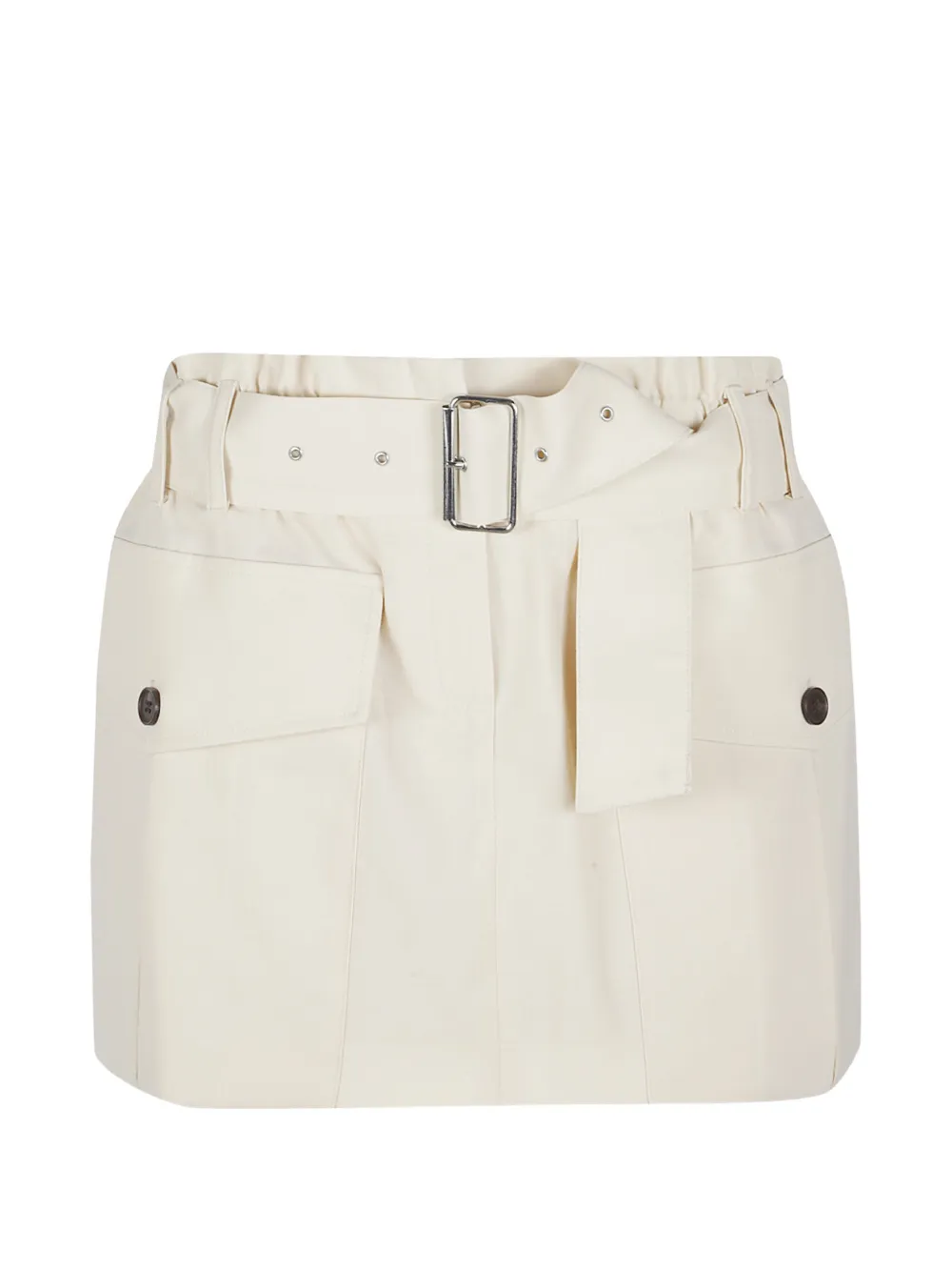IRO belted pocket-details mini skirt - Toni neutri