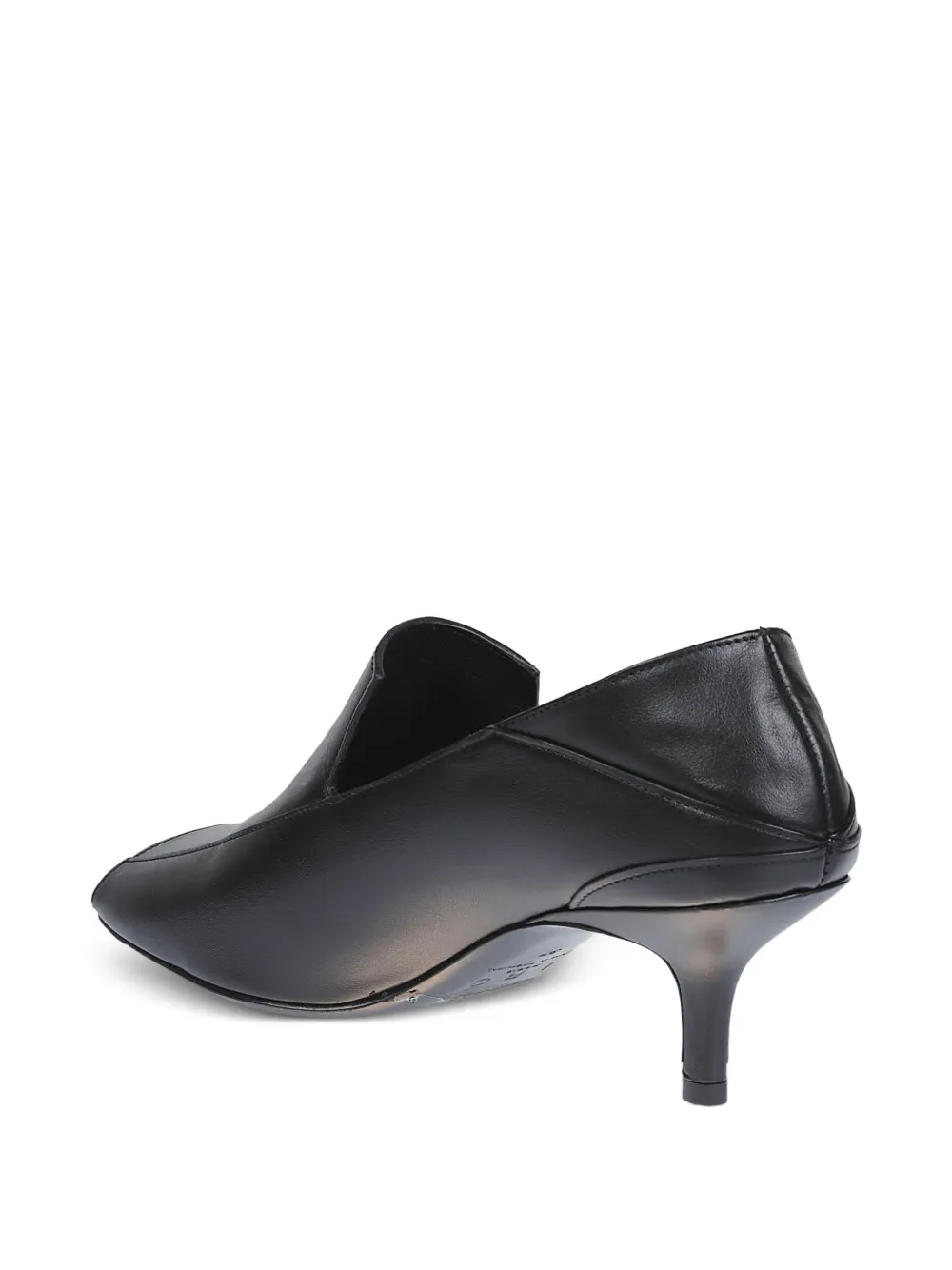  Iro Open-toed Heeled Mules - Black 