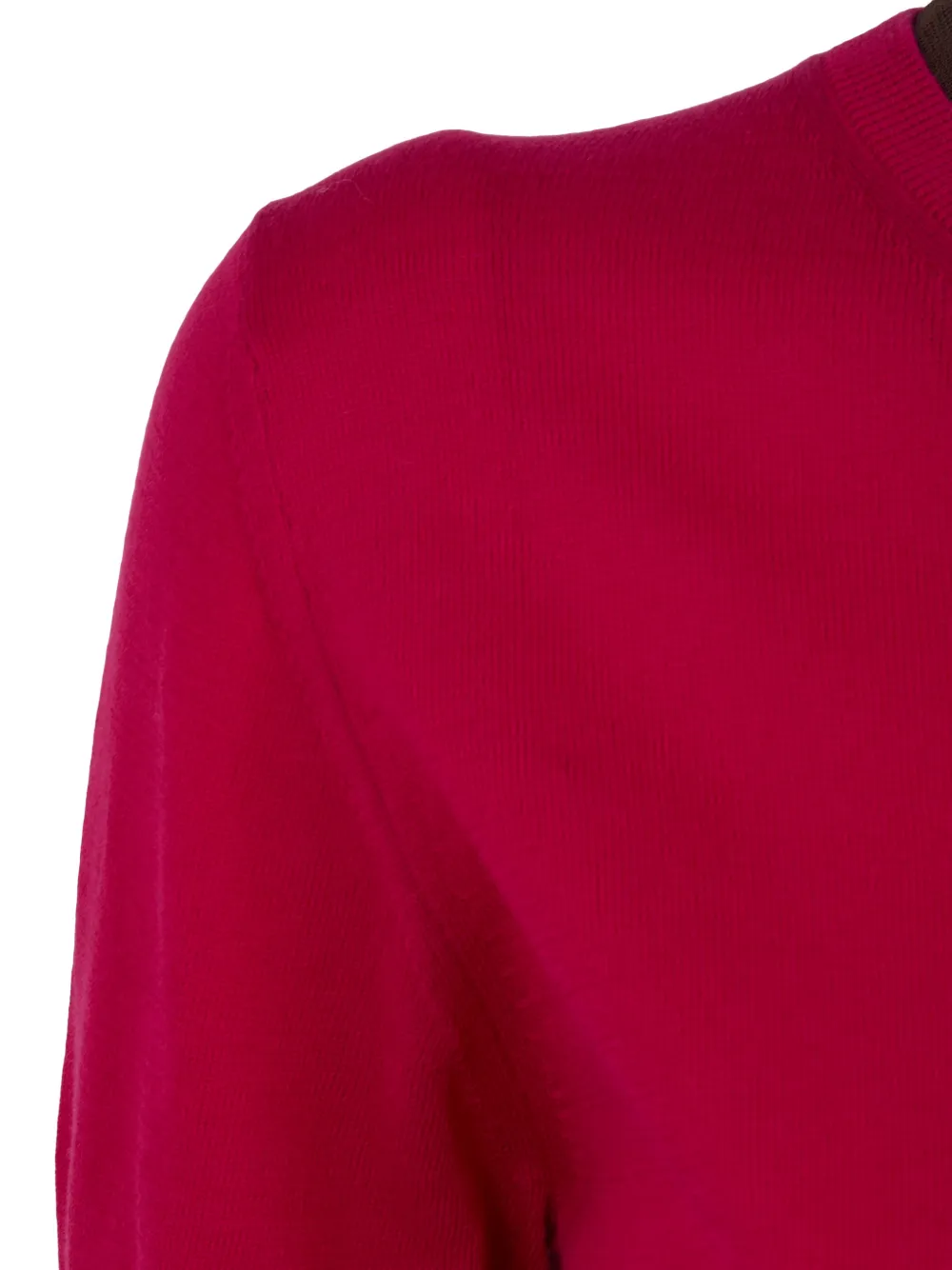  Paul Smith Contrasting-trim T-shirt - Red 