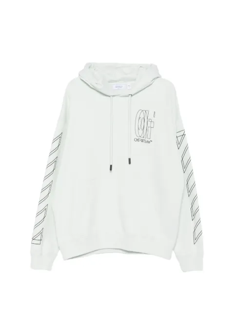 Off-White logo-print hoodie