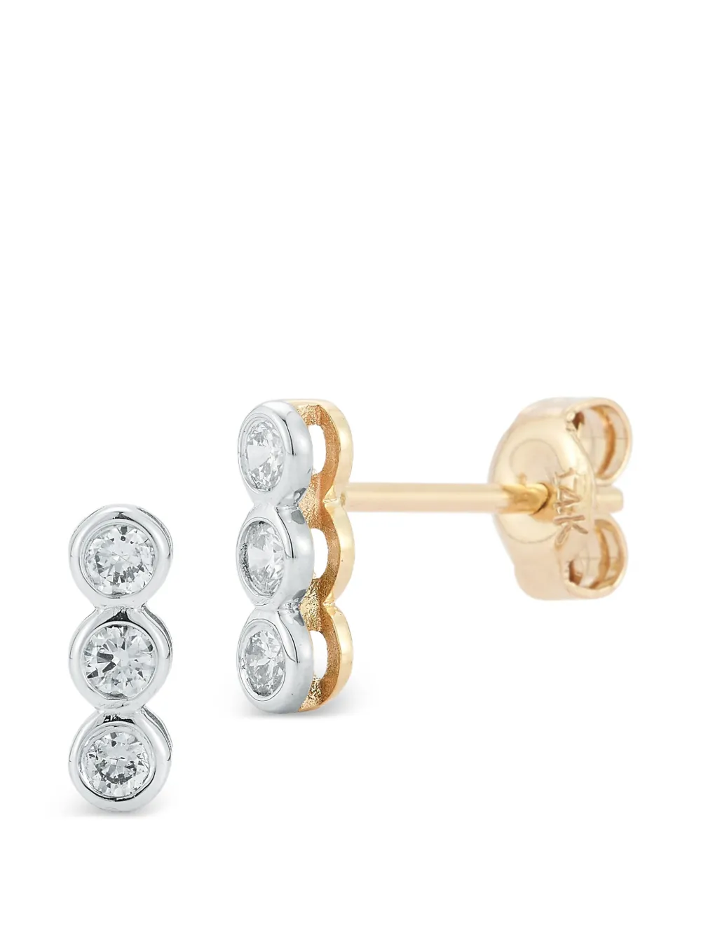  Mateo Trio Diamond Earrings - Silver 