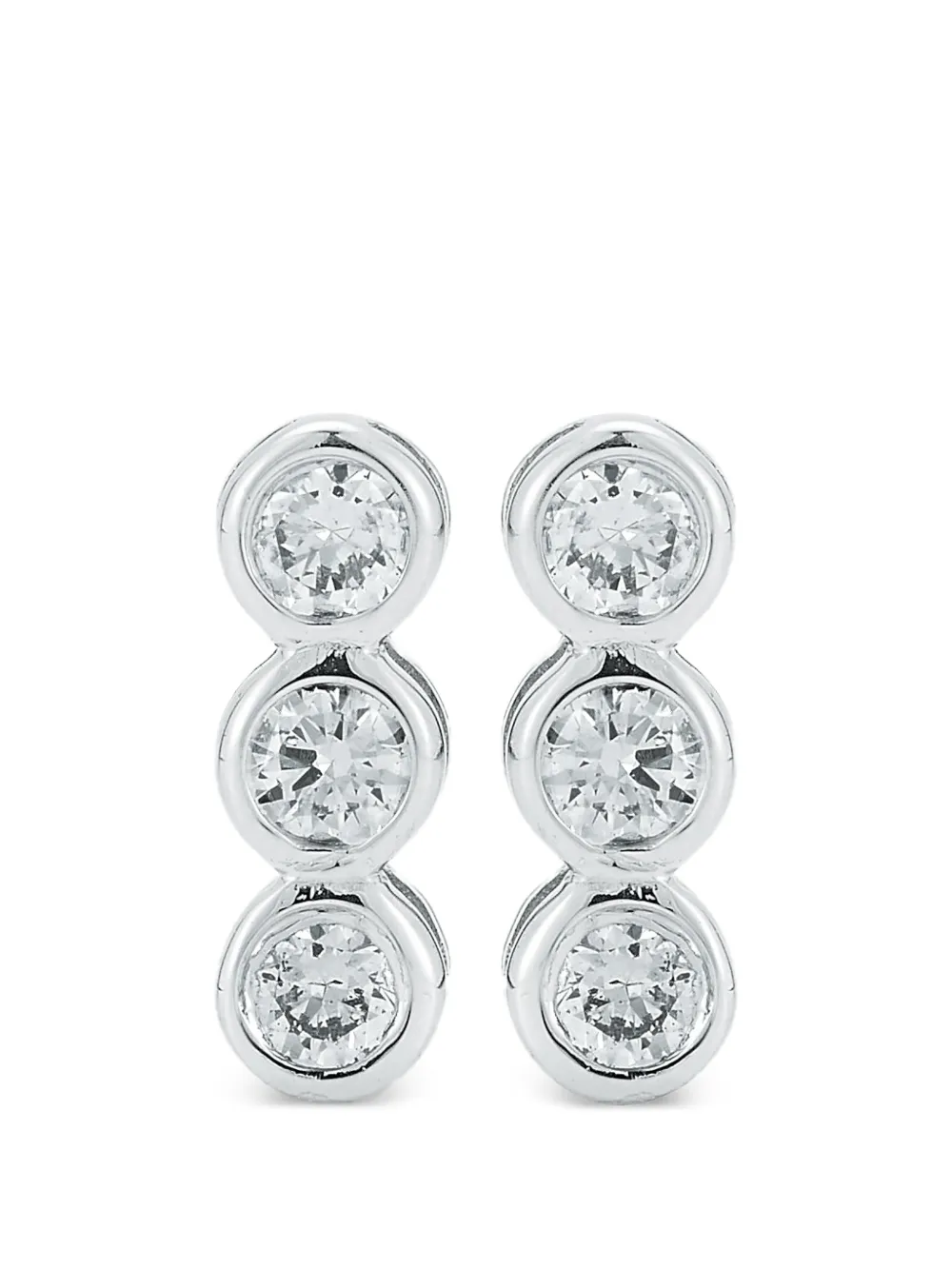 Mateo Trio diamond earrings - Argento