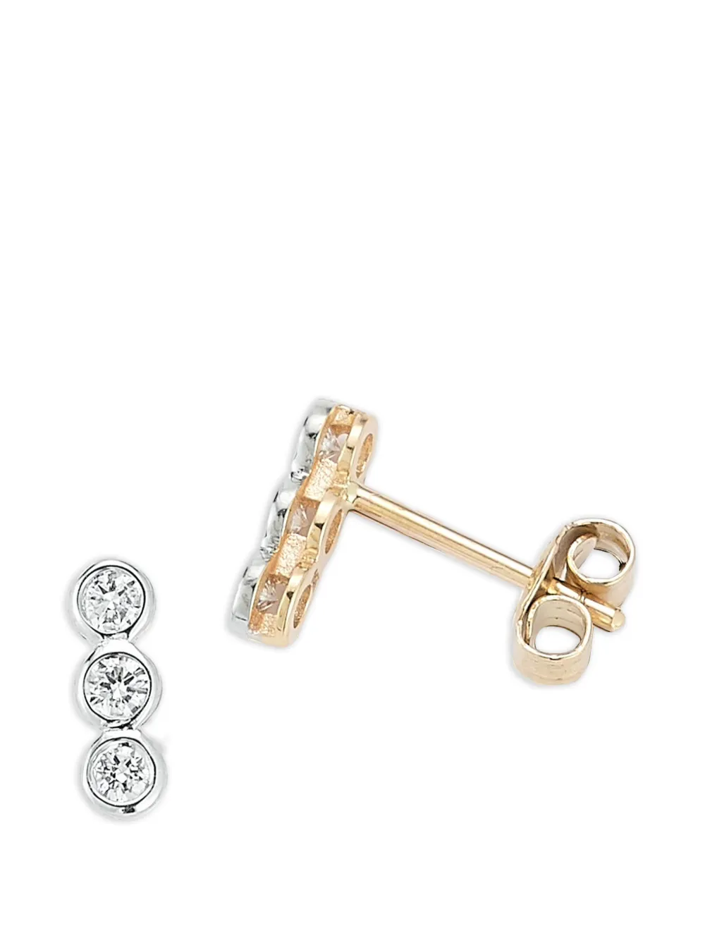  Mateo Trio Diamond Earrings - Silver 