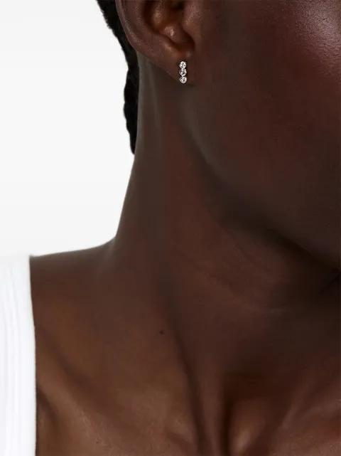 Mateo Trio diamond bar stud earrings