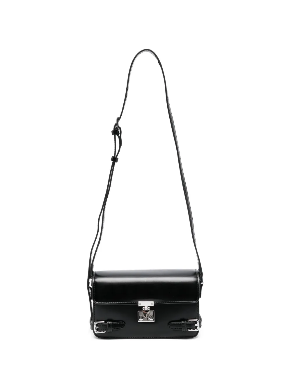 Eleh buckle-detail cross-body bag - Nero