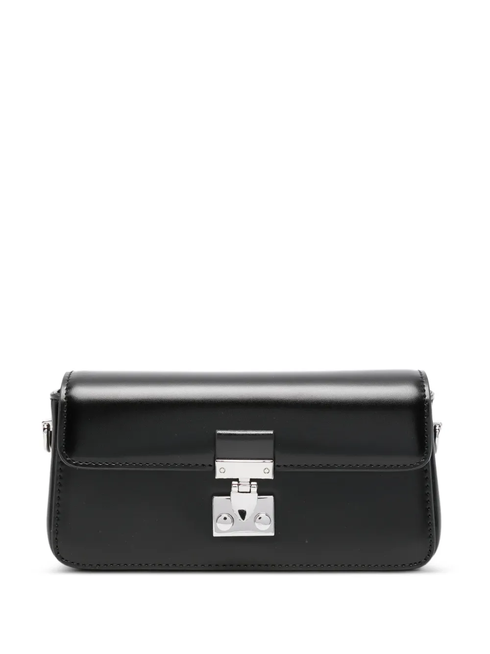 Eleh flap-top shoulder bag - Nero