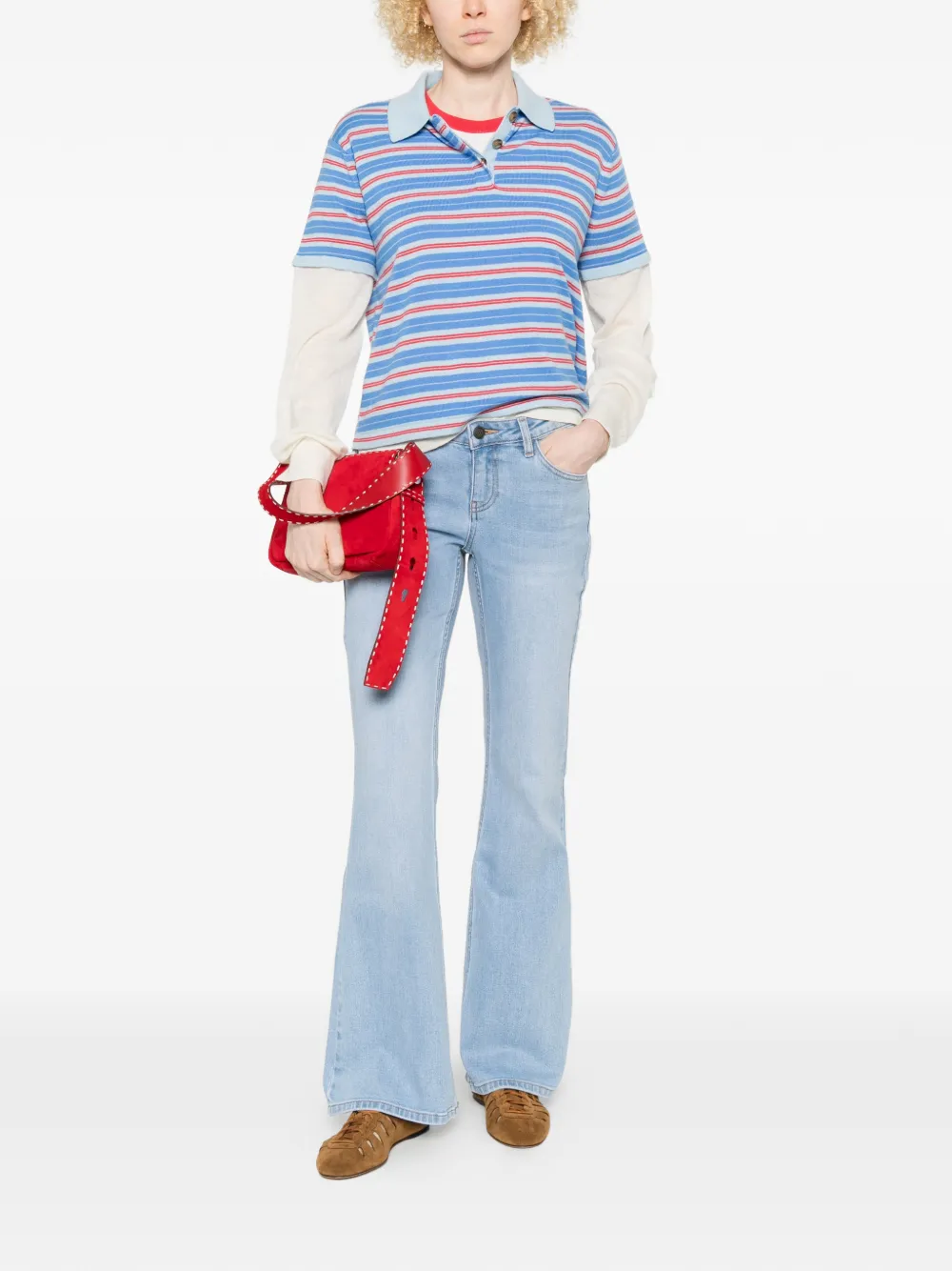  Eleh Flared Jeans - Blue 