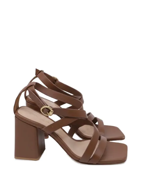 Gianvito Rossi strappy block-heel leather sandals