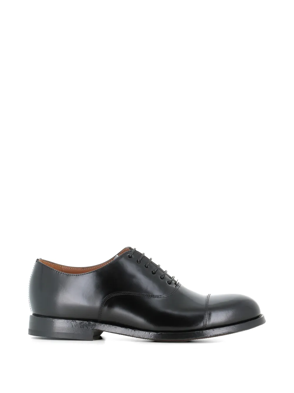 Green George cap toe oxford shoes - Nero