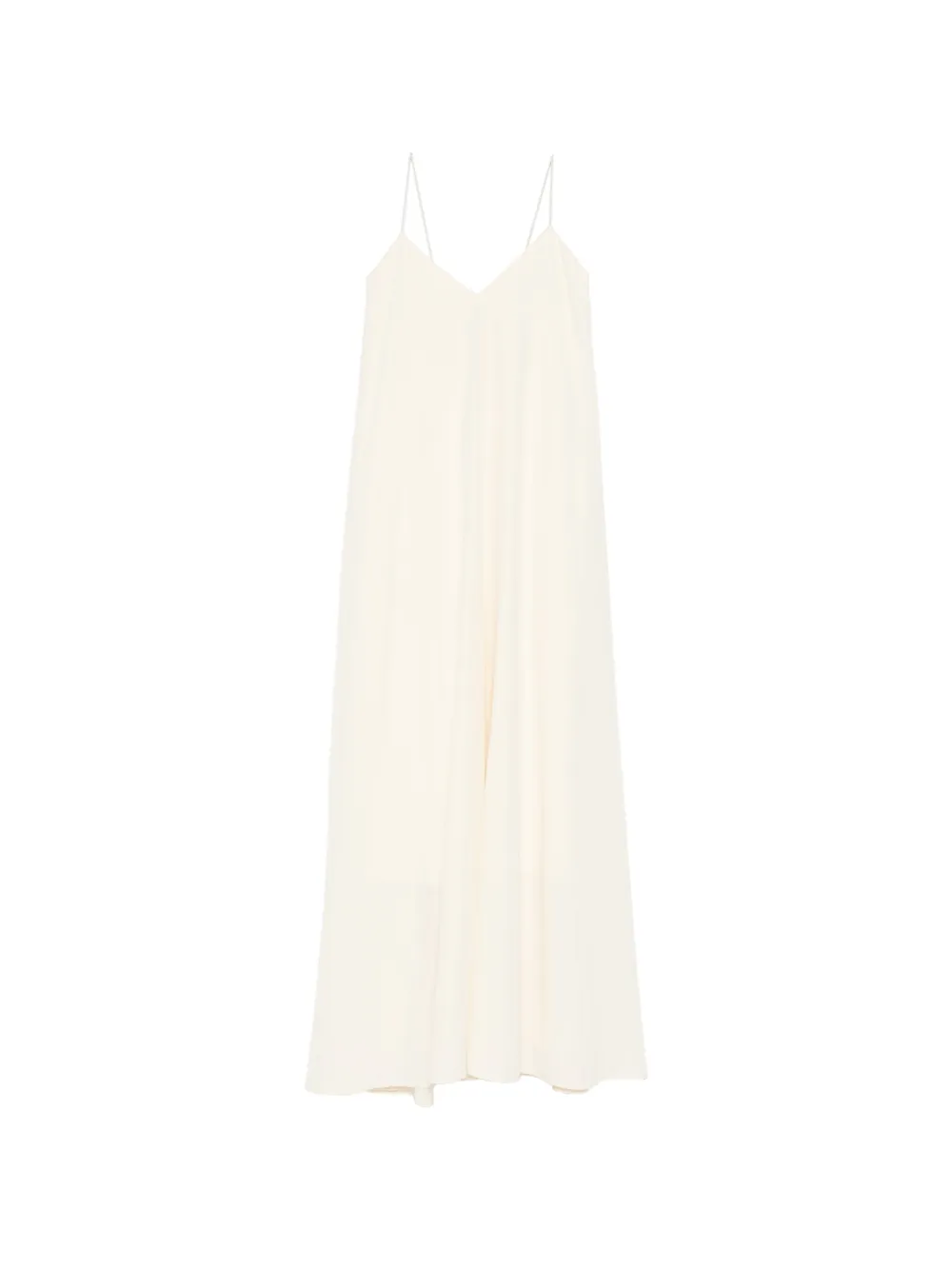 Eleh V-neck spaghetti-strap dress - Toni neutri