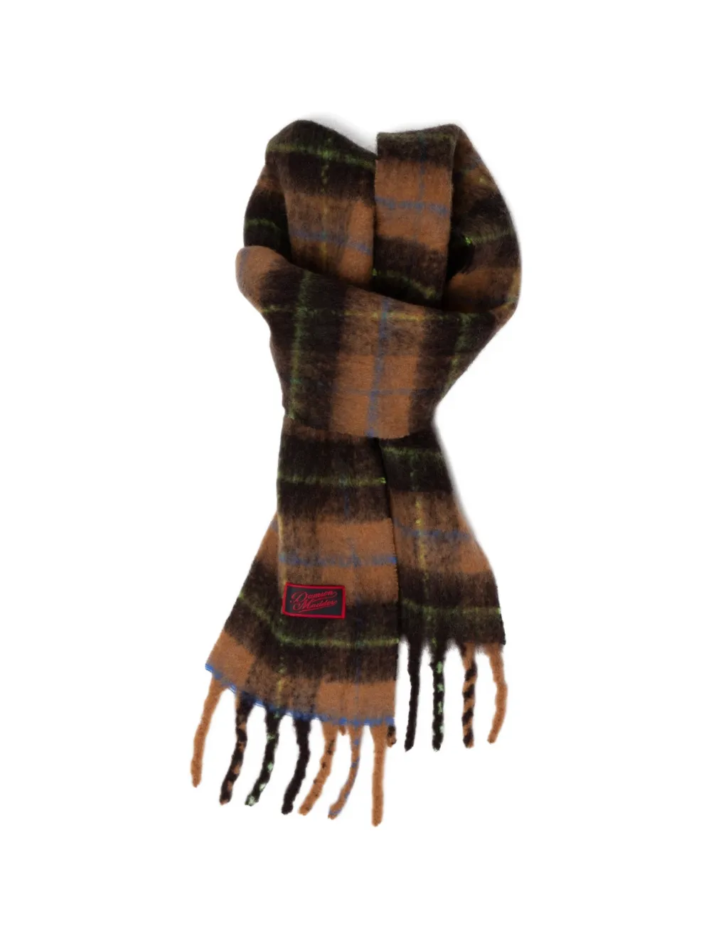 DAMSON MADDER fluffy check scarf - Toni neutri