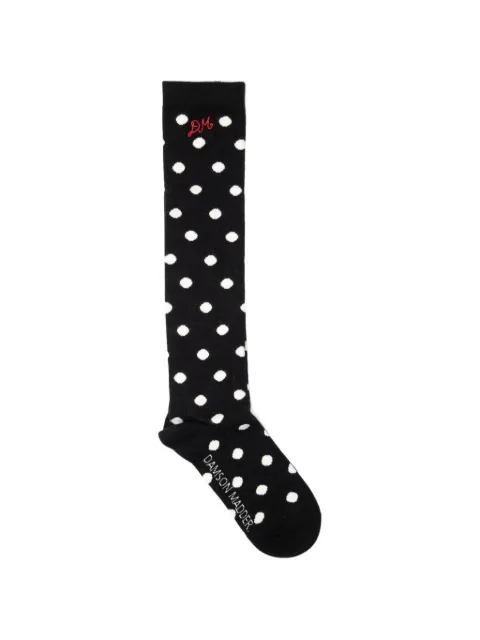 DAMSON MADDER polka dot-pattern knee-high socks