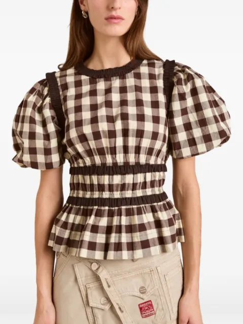DAMSON MADDER blusa con detalle de volantes