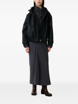 Rick Owens Babel Mountain Duvet Cropped Jacket | Black | FARFETCH
