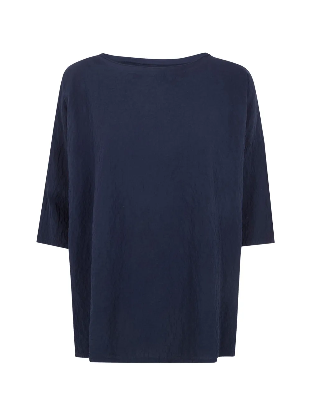 Labo Art short-sleeved knitted top - Blu