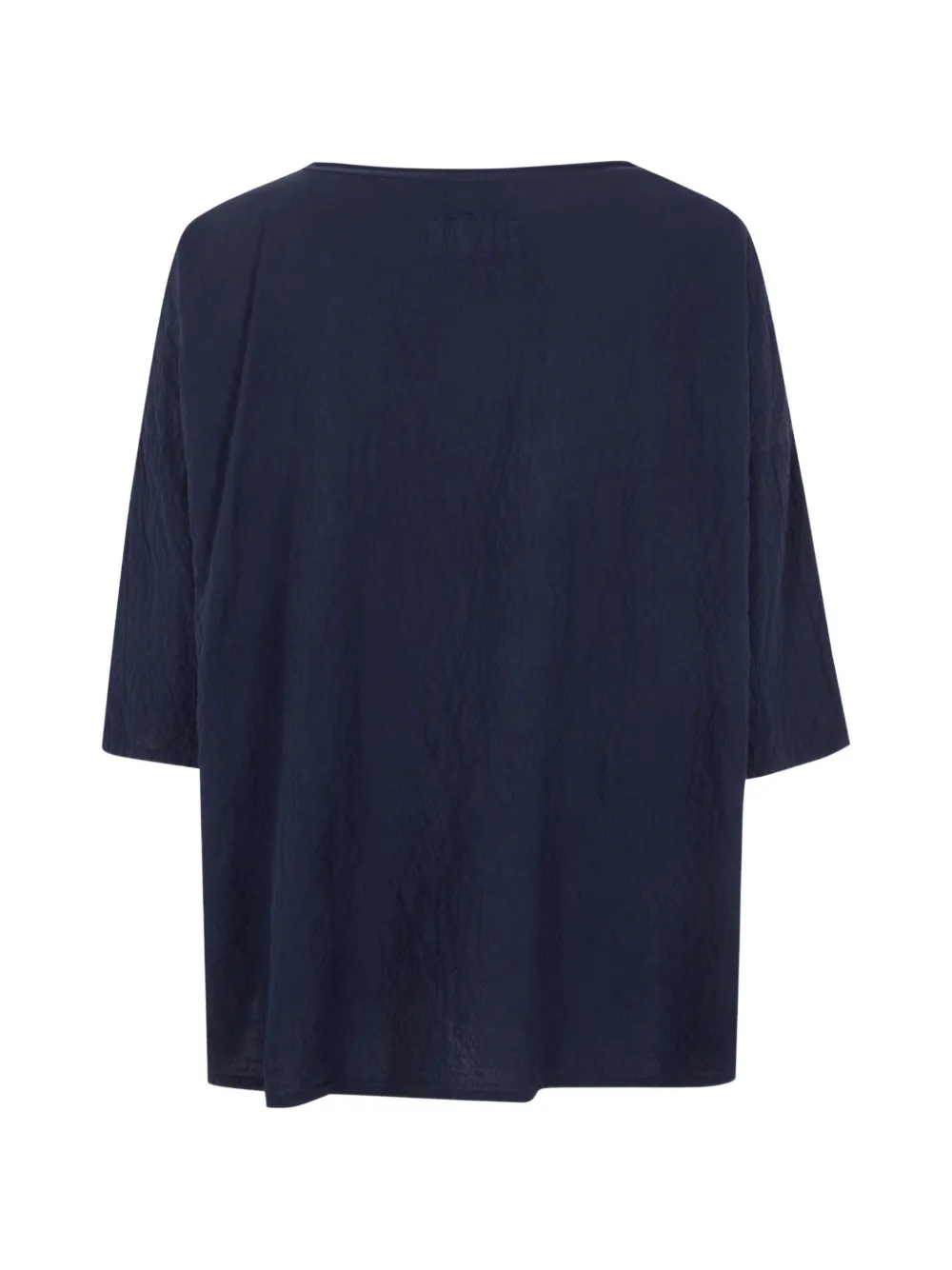  Labo Art Short-sleeved Knitted Top - Blue 