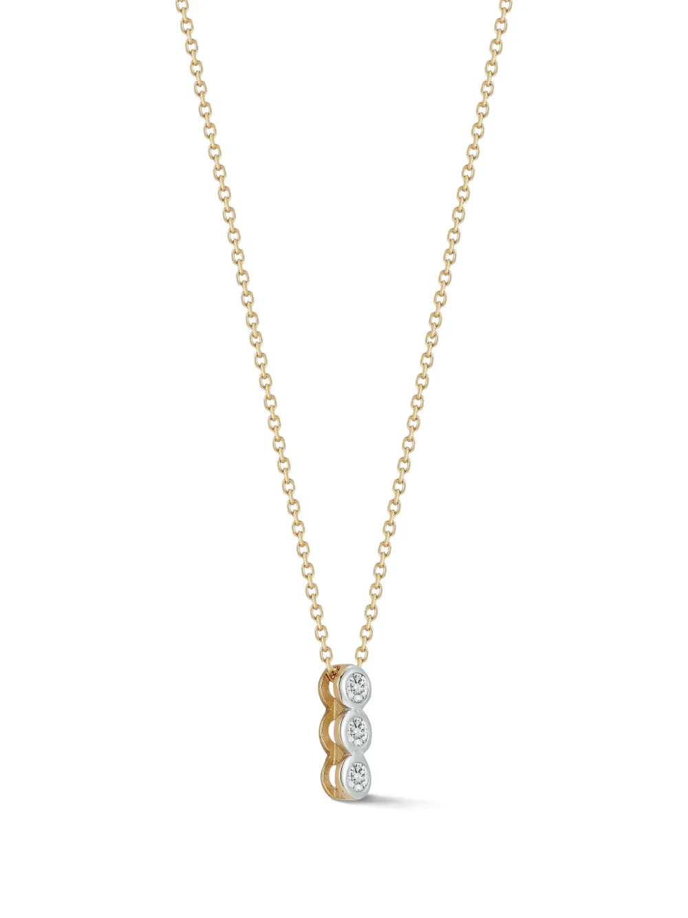  Mateo Trio Diamond Necklace - Gold 