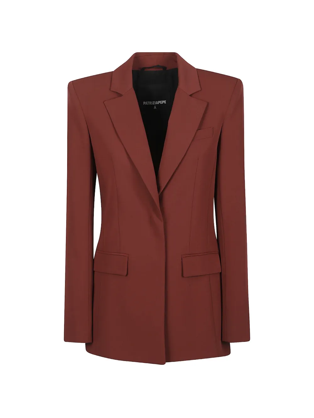 Patrizia Pepe flap-pocket tailored blazer - Marrone