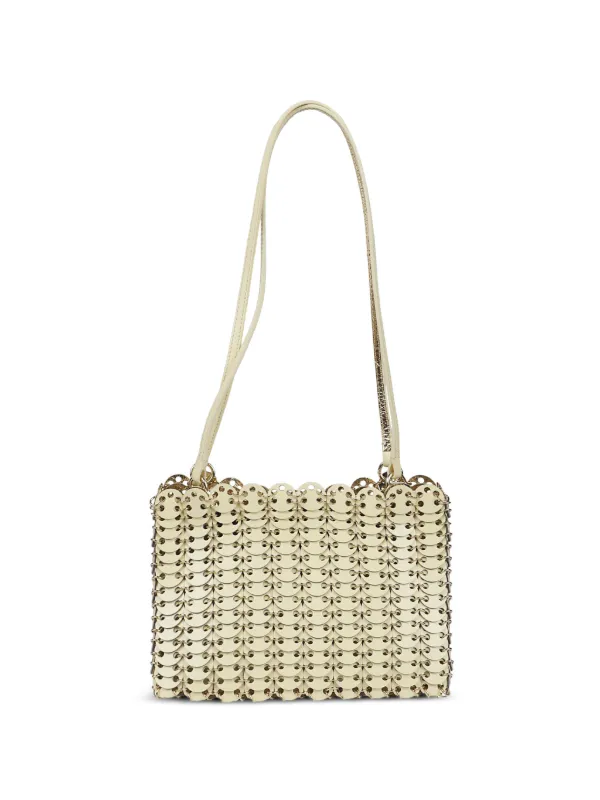 Rabanne Metal-embellishment Shoulder Bag in Neutrals