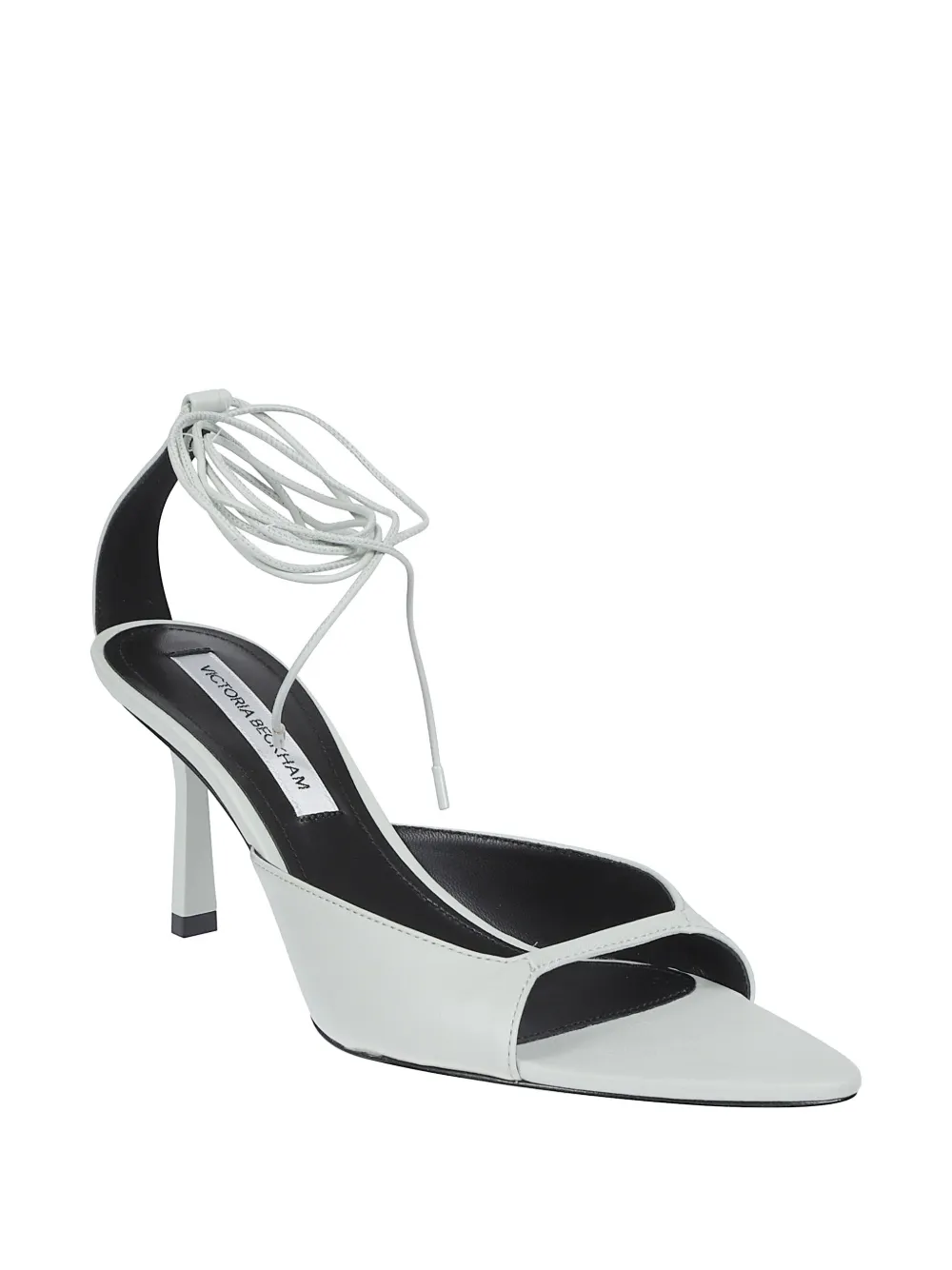 Victoria Beckham Eliza leather sandals Groen