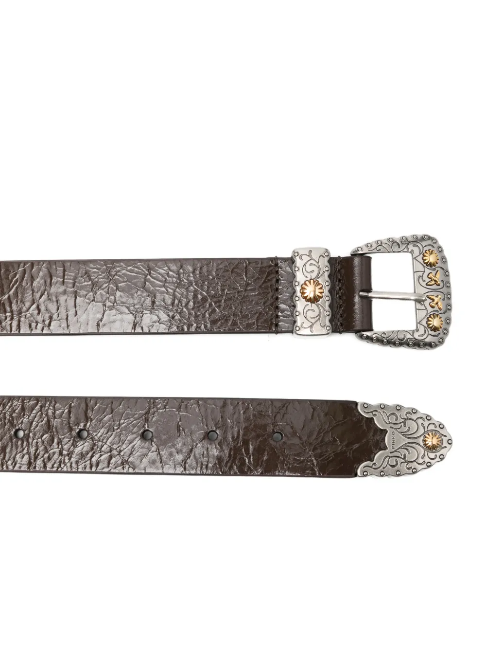  Pinko Decorative-buckle Belt - Brown 