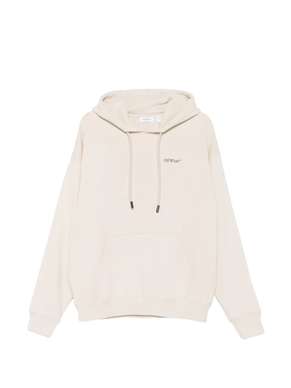 Off-White graphic hoodie - Neutrals