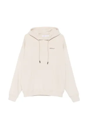 OFF-WHITE ホワイト 地下鉄鉄道グラフィックプリント パーカー Off-White グラフィック パーカー | ピンク | FARFETCH JP