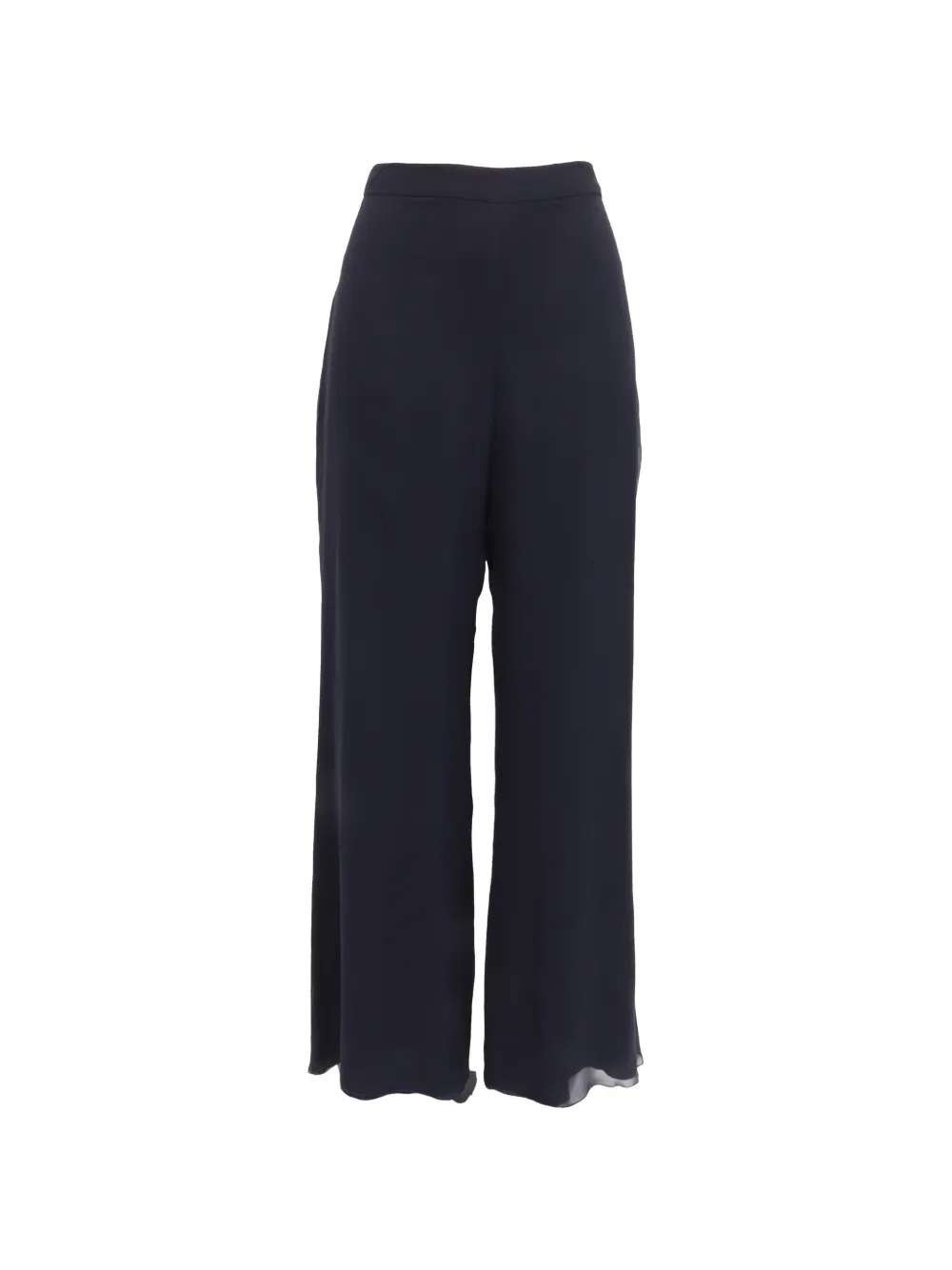 Oscar de la Renta Pre-Owned high-waisted wide-leg trousers - Blu