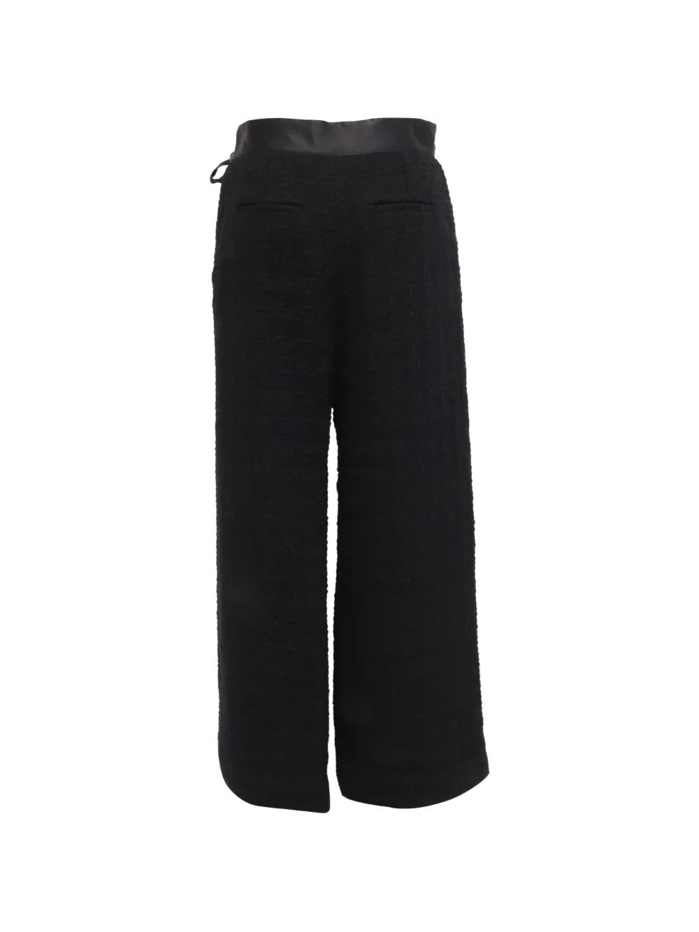 Tweed Wide-Leg Trousers