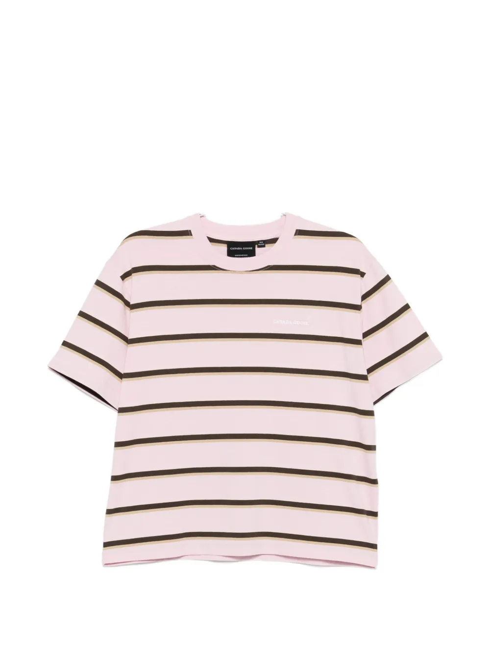 Canada Goose striped T-shirt - Rosa
