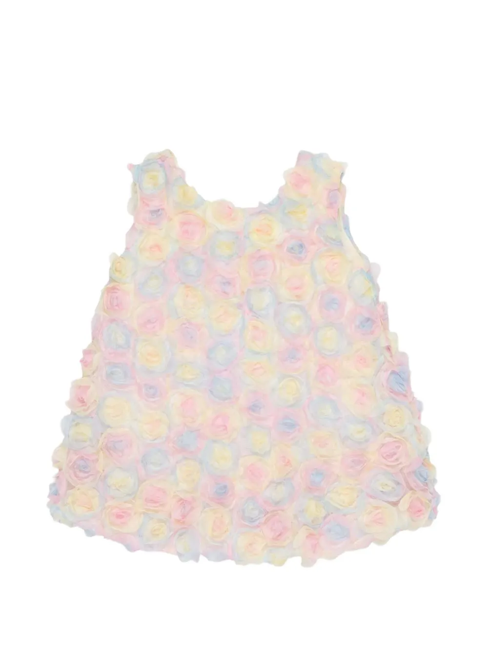 Miss Grant Kids floral bow dress - Rosa