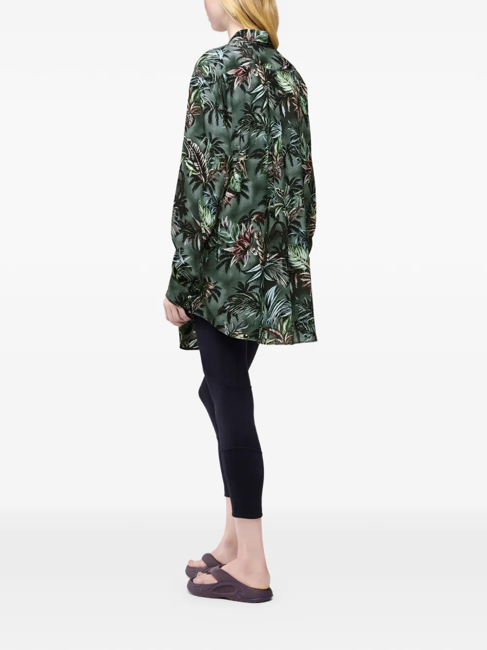 Rabanne Blouse met bloemenprint Groen