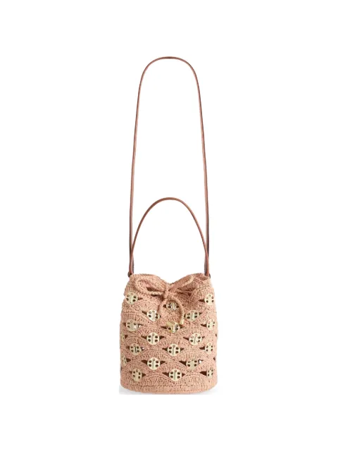 Rabanne medium crochet 1969 disc bucket bag