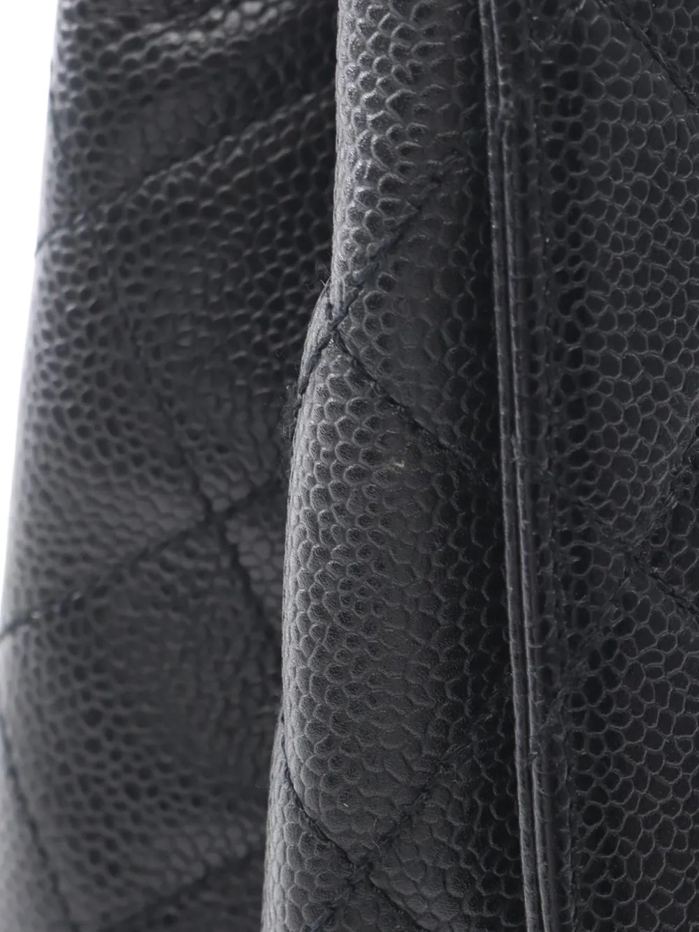 1997-1999 Cc Quilted Caviar Kelly Top Handle Bag Handbag