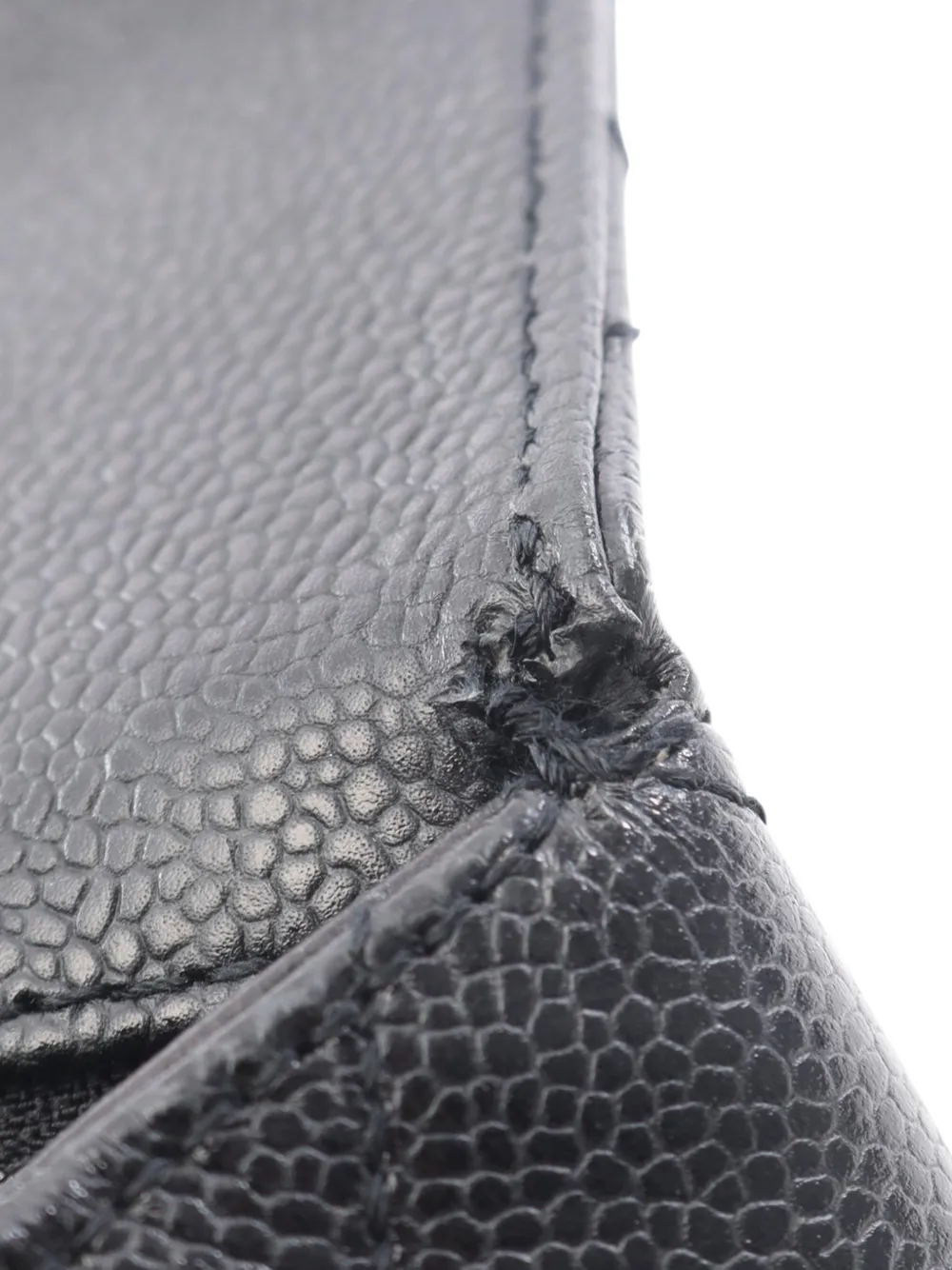 1997-1999 Cc Quilted Caviar Kelly Top Handle Bag Handbag