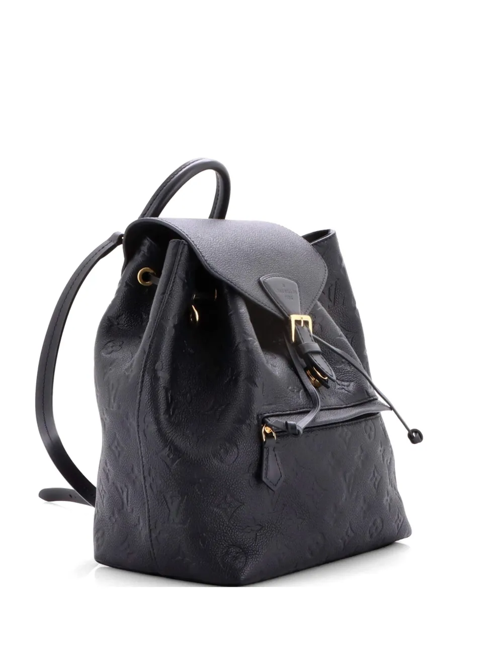 Louis Vuitton Pre-Owned Montsouris NM Monogram Empreinte Leather PM backpack - Nero