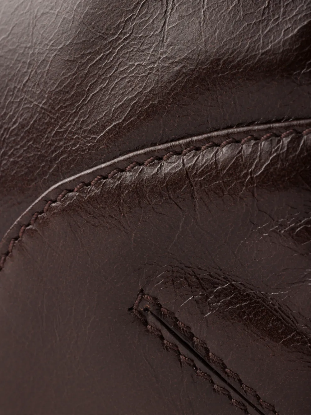 Prada Bonny leren mini-schoudertas Bruin