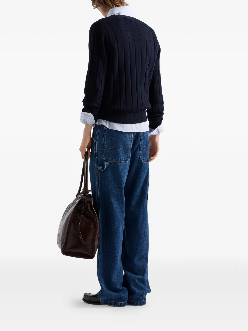  Prada Light Denim Pants - Blue 